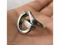 Silver Ring Braid