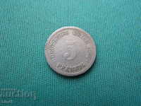 Germany Reich 5 Pfennig 1876 D Rare