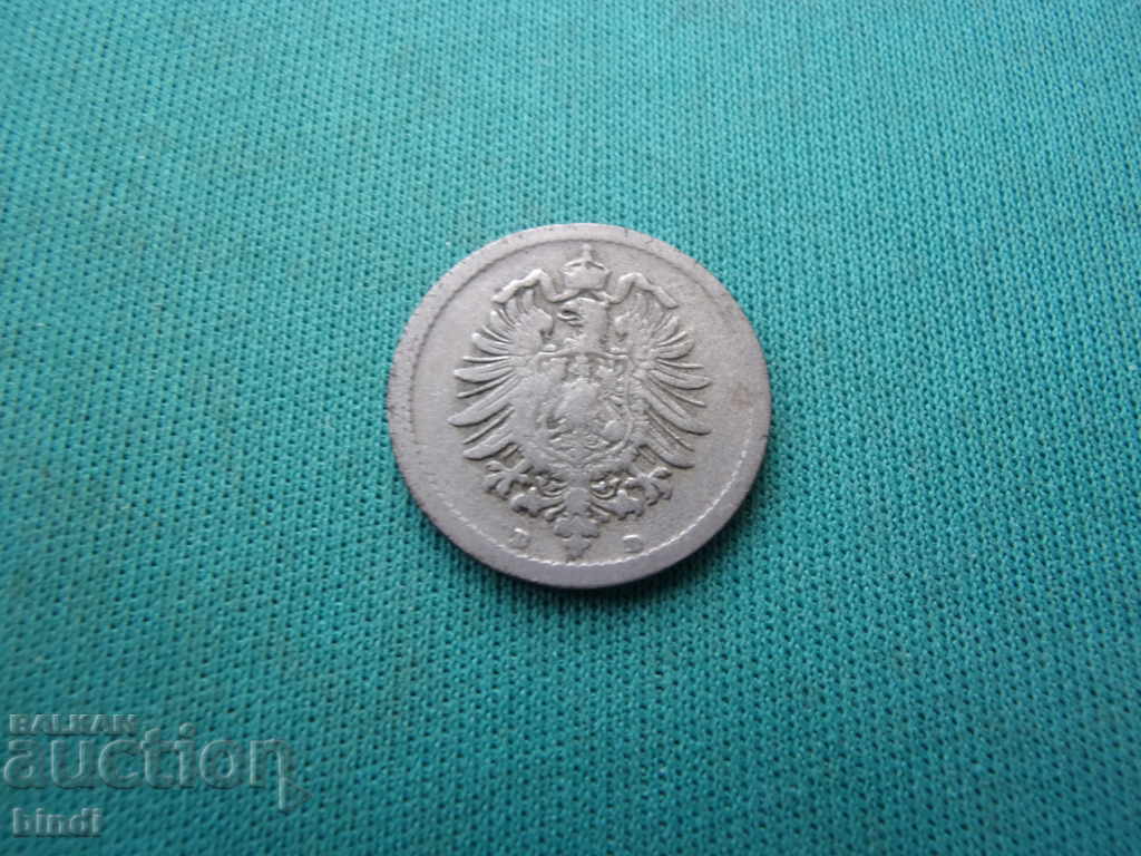Germania Reich 5 Pfennig 1889 D Rare cu preț € 1.53 | 2.99 BGN