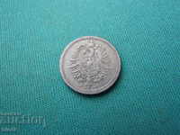 Germania Reich 5 Pfennig 1889 J Rare