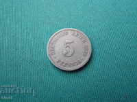Germany Reich 5 Pfennig 1899 A Rare