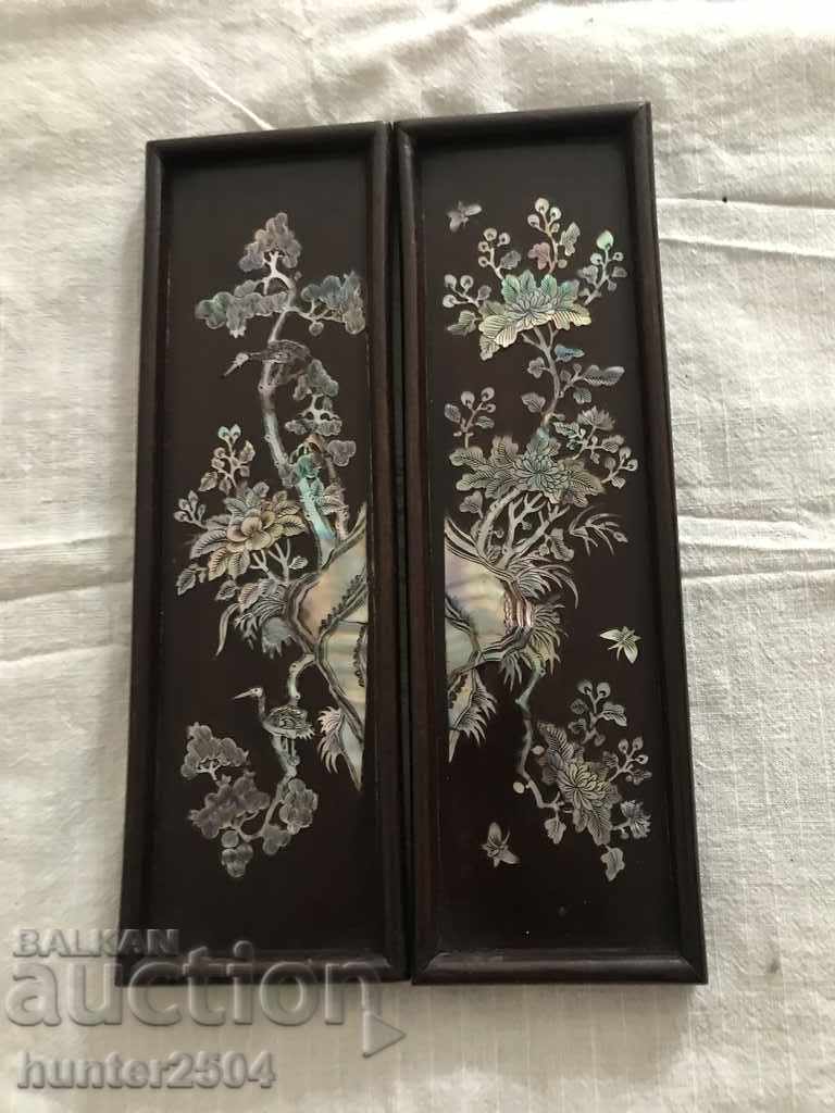 Pan-two br., mother-of-pearl, 24/7 cm