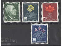 1947. Ελβετία. Για το Juventute. Jacob Burkhard - Λουλούδια.