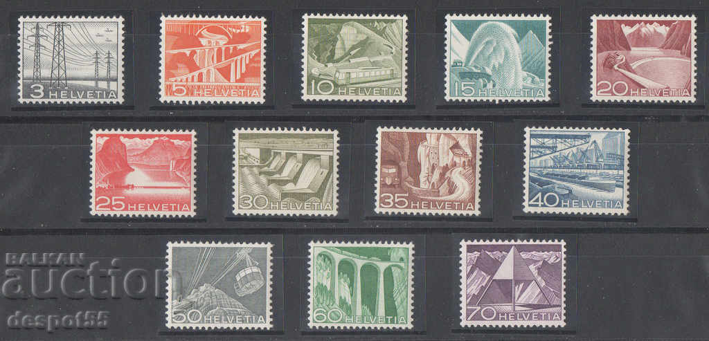 1949. Switzerland. Technologies.