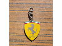 original old ferrari enamel keyring