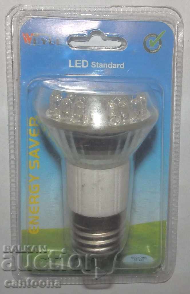 LED lamp 3W - 38 diodes, E27, 220V
