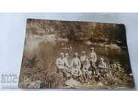 Φωτογραφία Πασμακλί Αξιωματικοί και στρατιώτες δίπλα στον ποταμό 1932
