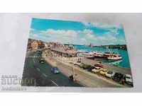 Καρτ ποστάλ Flensburg Hafen mit Fordebrucke
