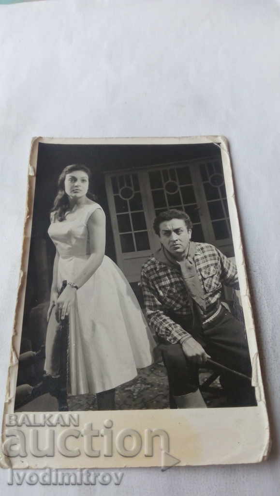 Photo of a man and a young woman