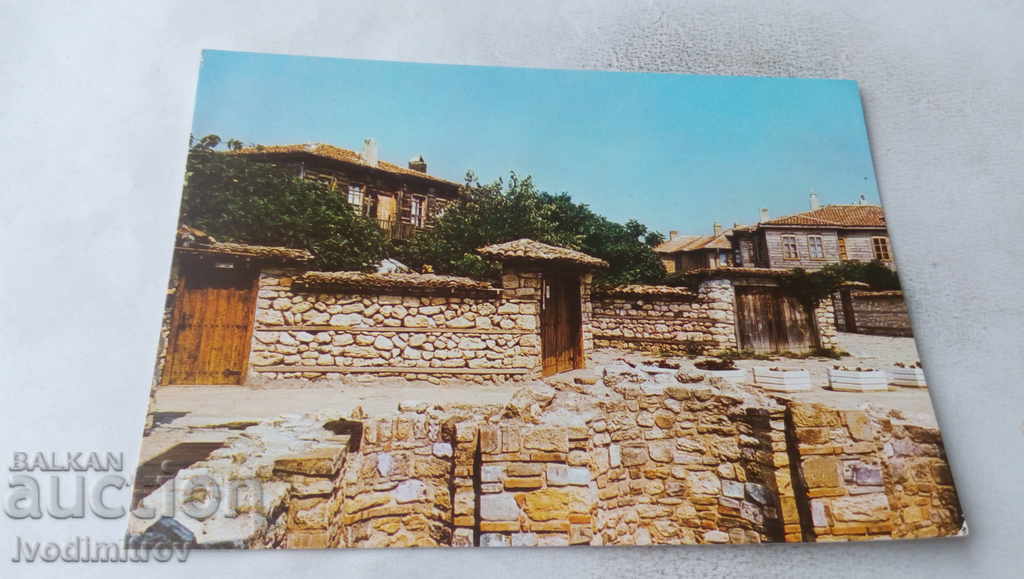 Postcard Nessebar 1987