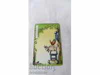 Calling card Mobika Rooster and goat