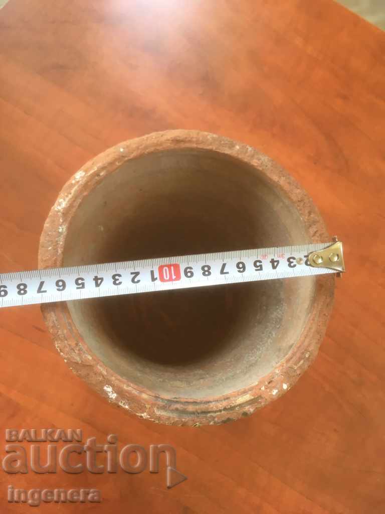 POT OLD GLUCK PAINTED ETHNICS HARD CERAMICS - 5 POT OLD GLUCK PAINTED ETHNICS HARD CERAMICS - 5