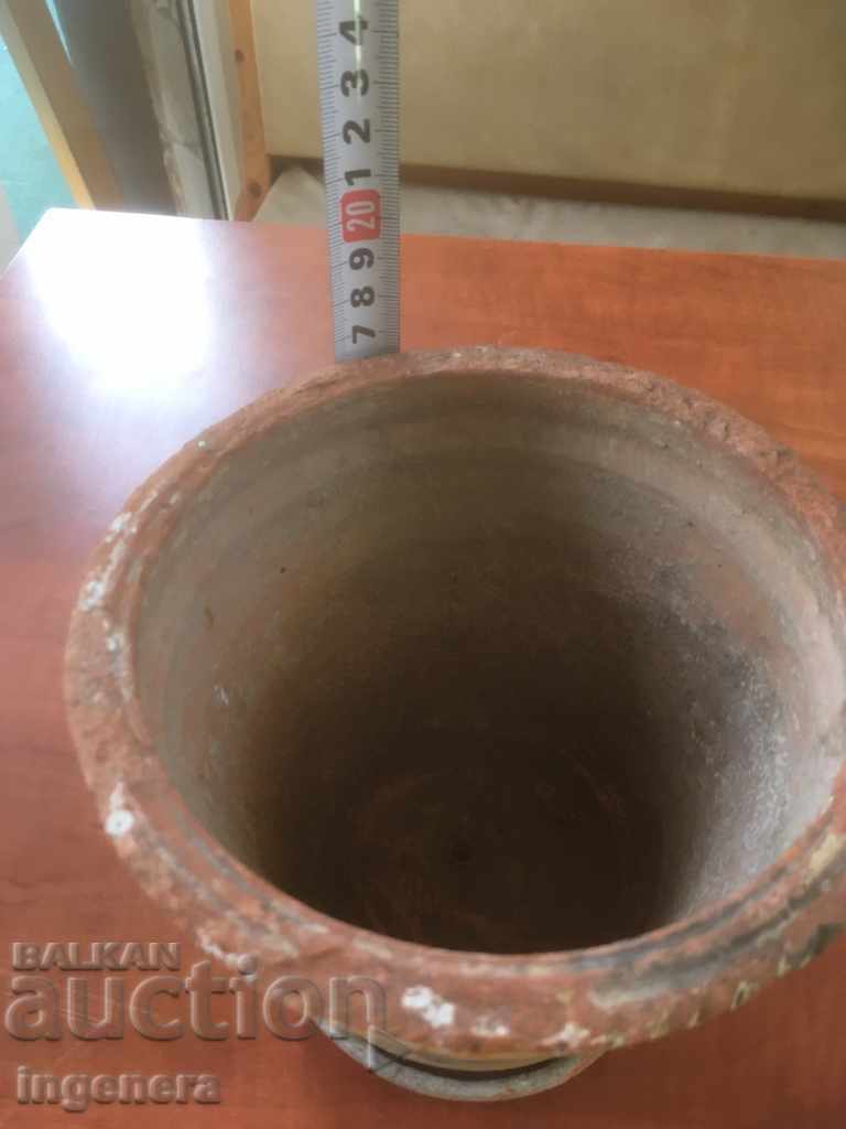 POT OLD GLUCK PAINTED ETHNICS HARD CERAMICS - 6 POT OLD GLUCK PAINTED ETHNICS HARD CERAMICS - 6