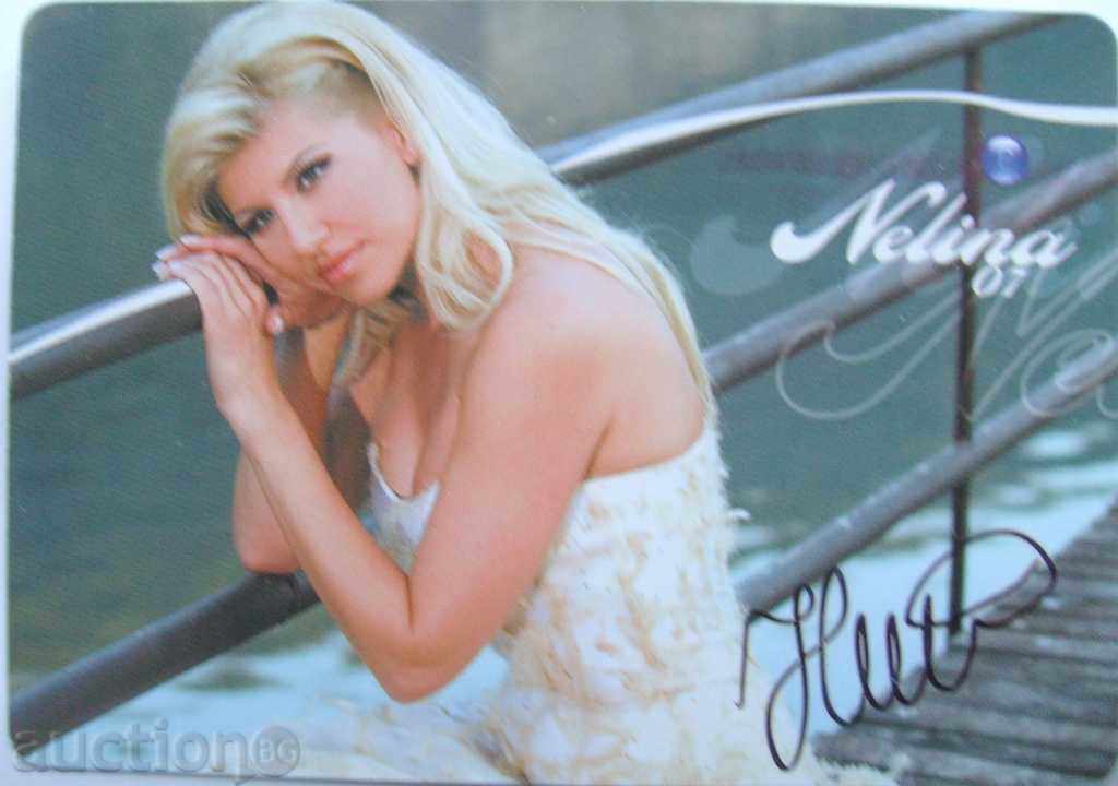 2007 - Nelina / Cântăreață populară - autograf