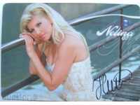 2007 - Nelina / Cântăreață populară - autograf