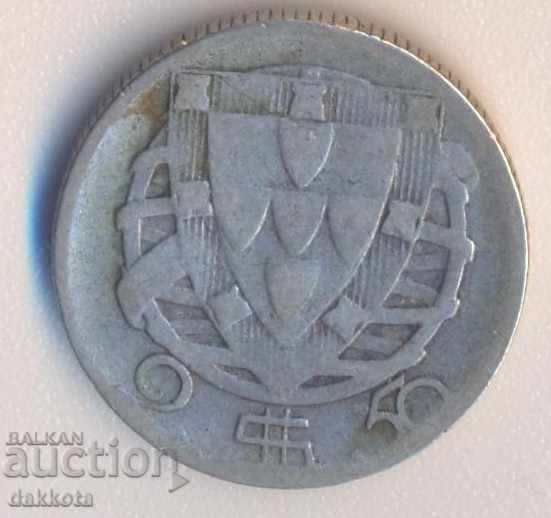 Portugalia 2,50 escudos 1945, argint, gr.3,30 cu preț € 7.67 | 15.00 BGN