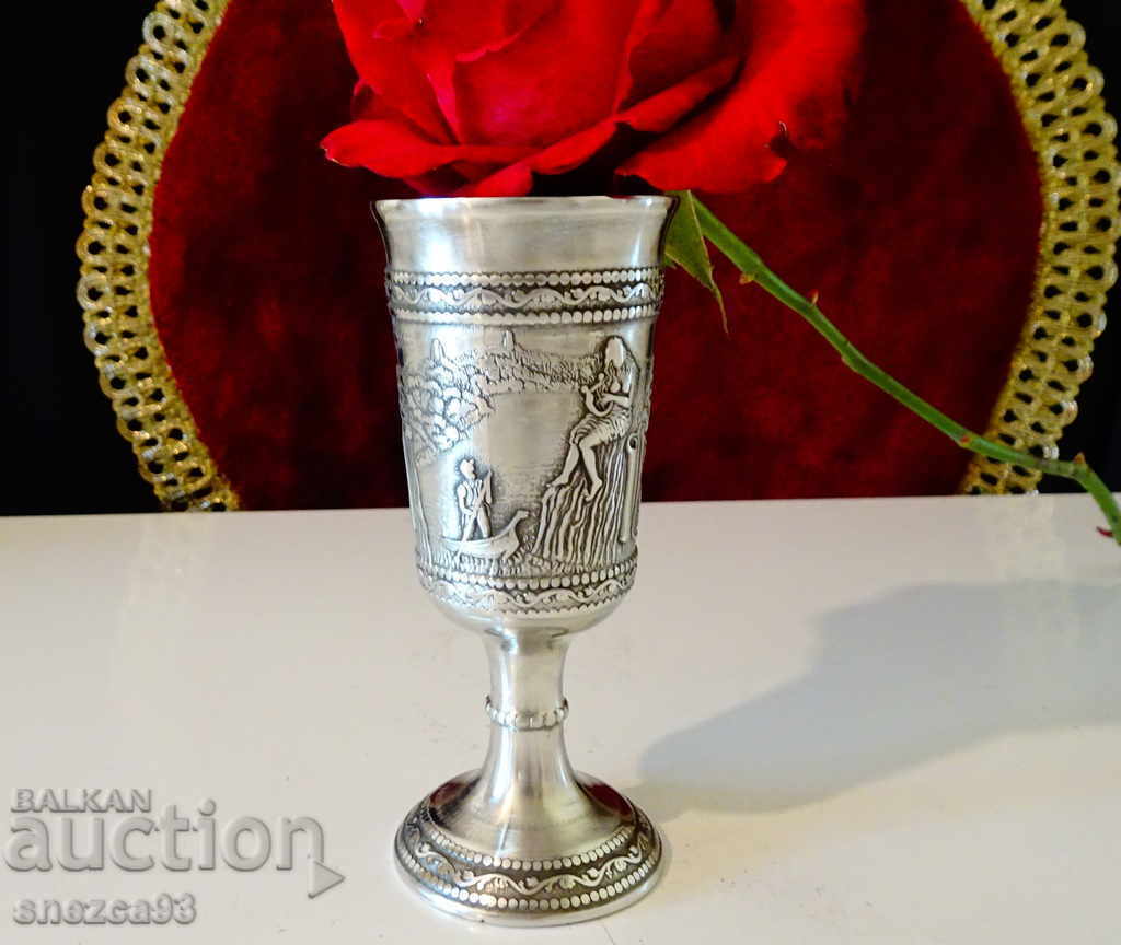 Goblet, cup from Lorelei and the Boatman (tin) - 6 Goblet, cup from Lorelei and the Boatman (tin) - 6