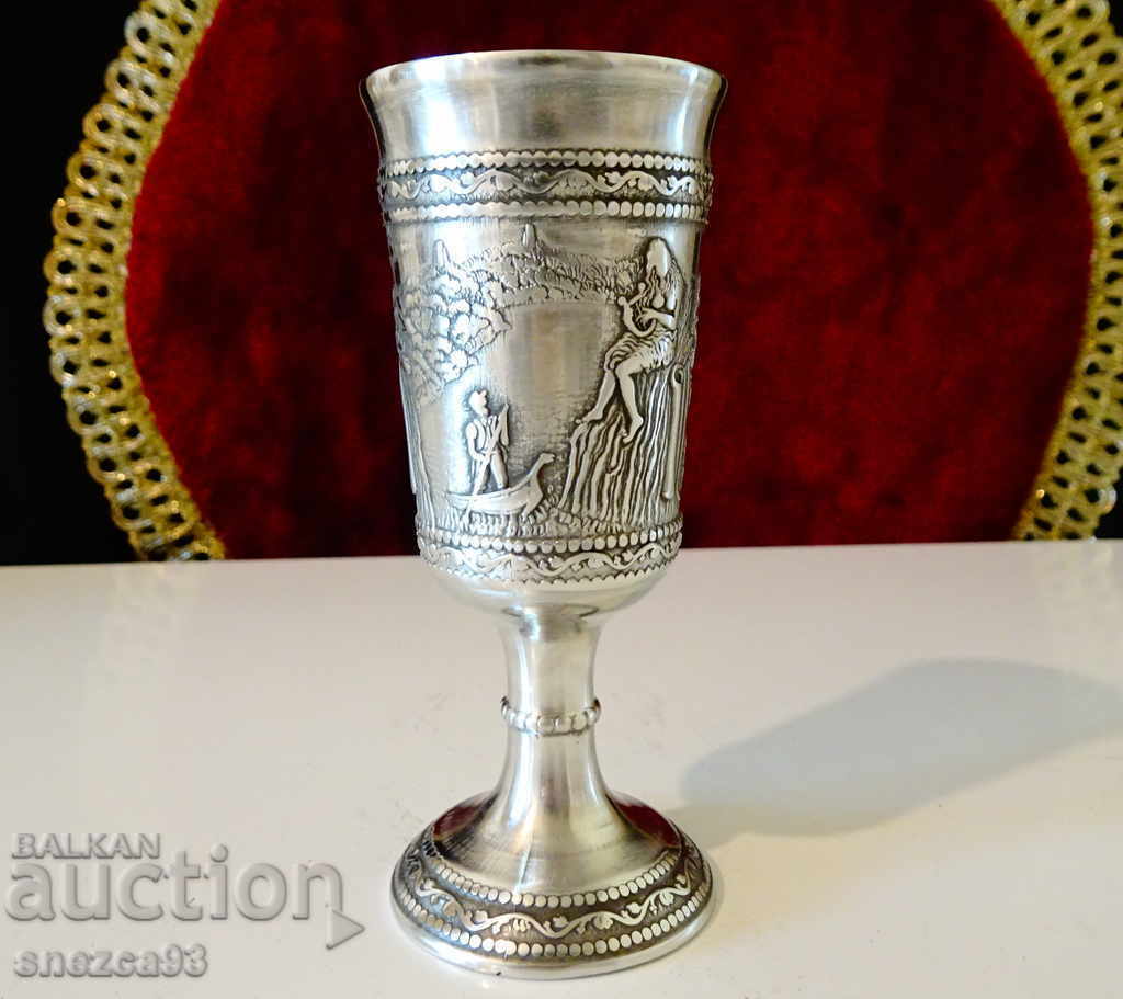 Goblet, cup from Lorelei and the Boatman (tin) - 7 Goblet, cup from Lorelei and the Boatman (tin) - 7
