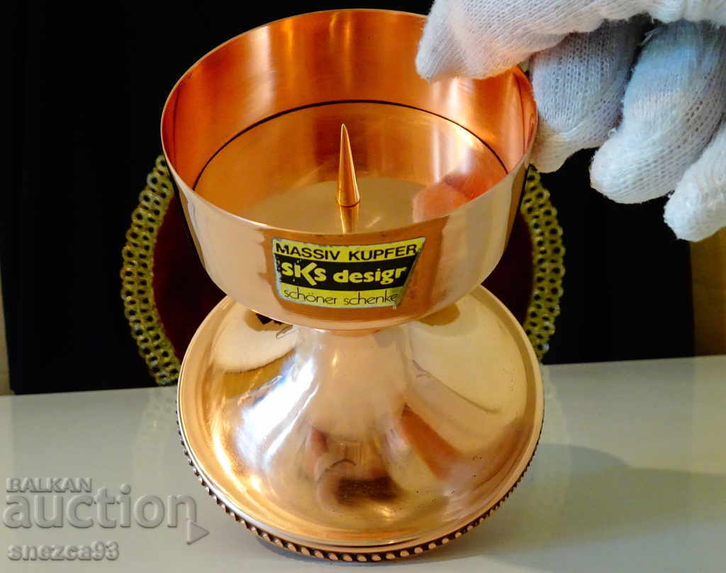 Delivery of German copper candlestick SkS. Delivery of German copper candlestick SkS.