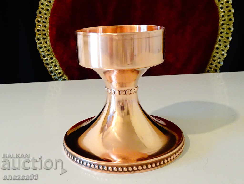 German copper candlestick SkS. - 5 German copper candlestick SkS. - 5