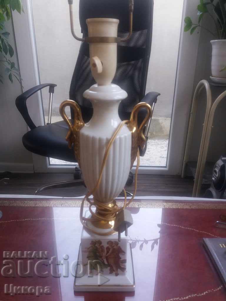 OLD PORCELAIN LAMP UNIQUE