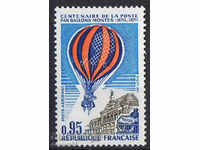 1971. Γαλλία. 100 χρόνια αεροπορική αποστολή μπαλόνι