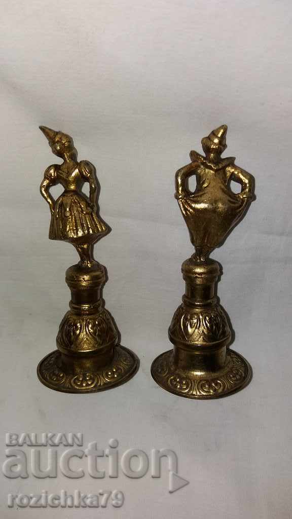 Delivery of Old bronze candle snuffers with gilding Delivery of Old bronze candle snuffers with gilding