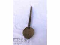 Old small wooden spoon / spoon. №1044