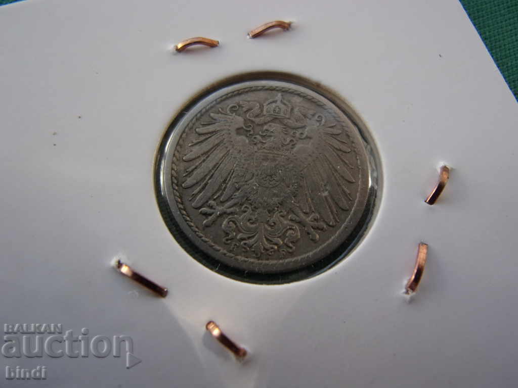 Germania Reich 5 Pfennig 1910 F Rare cu preț € 2.05 | 4.01 BGN