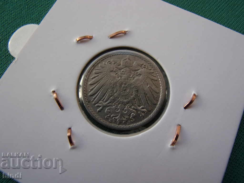 Germania Reich 5 Pfennig 1914 E Rare cu preț € 2.56 | 5.01 BGN Germania Reich 5 Pfennig 1914 E Rare cu preț € 2.56 | 5.01 BGN