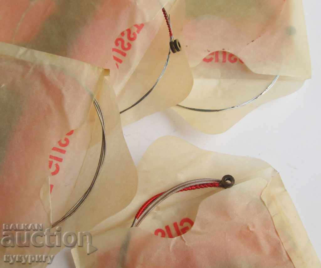 4 Old Antique Violin Strings Set Germany - 5 4 Old Antique Violin Strings Set Germany - 5