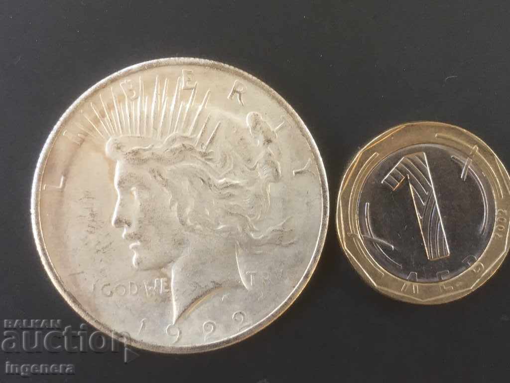 COIN-1 DOLLAR 1922 REPLICA with price 4.00 BGN | € 2.05 COIN-1 DOLLAR 1922 REPLICA with price 4.00 BGN | € 2.05