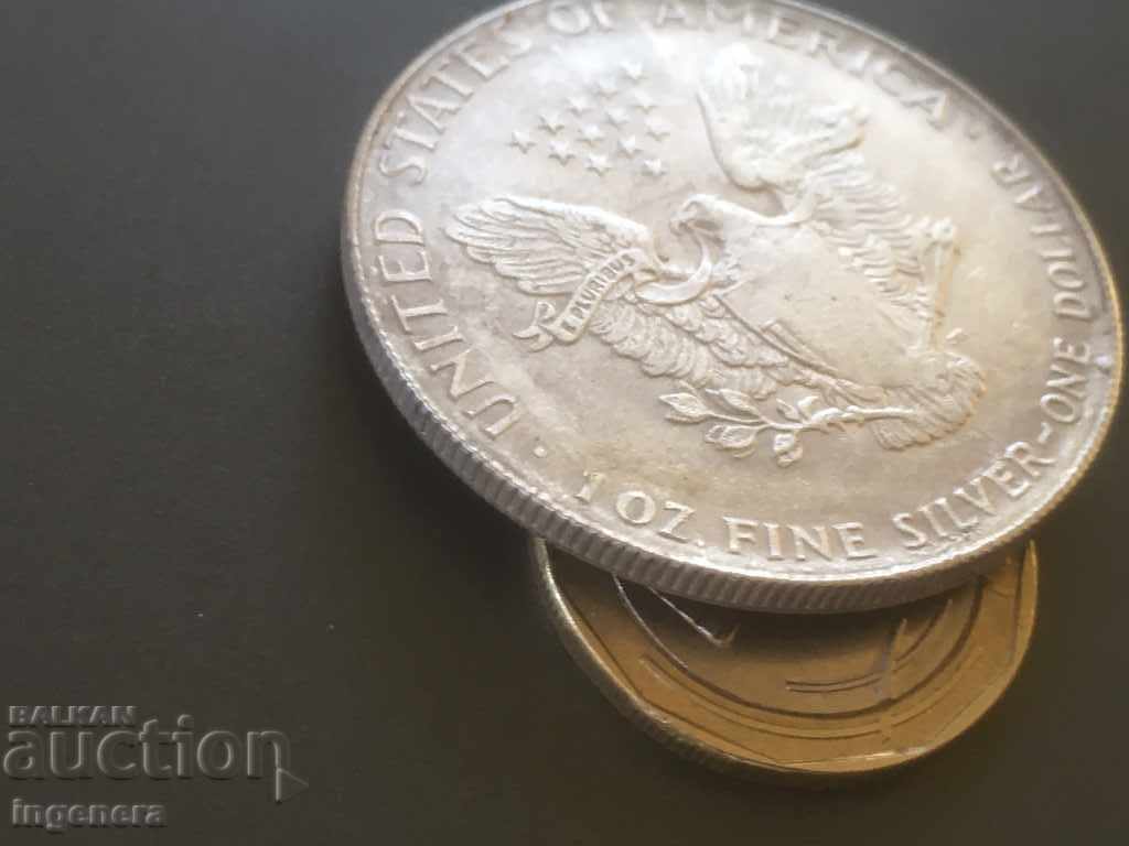 Auction 1 DOLLAR COIN 1900 REPLICA Auction 1 DOLLAR COIN 1900 REPLICA