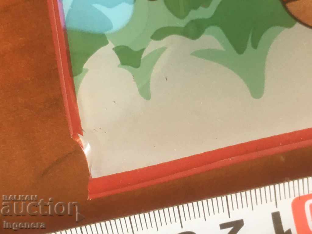 PLATE PLATE PAINTED GLASS CHRISTMAS-2 PCS - 5 PLATE PLATE PAINTED GLASS CHRISTMAS-2 PCS - 5