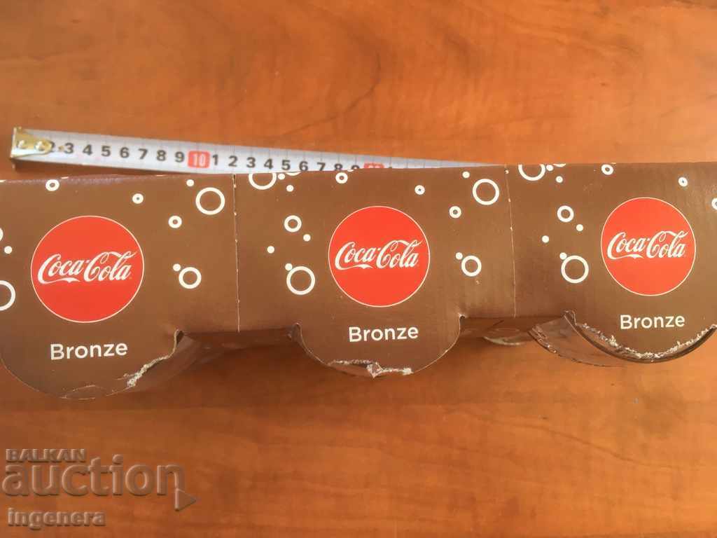 GLASS GLASS COCA COLA NEW GLASS-3 PCS - 5