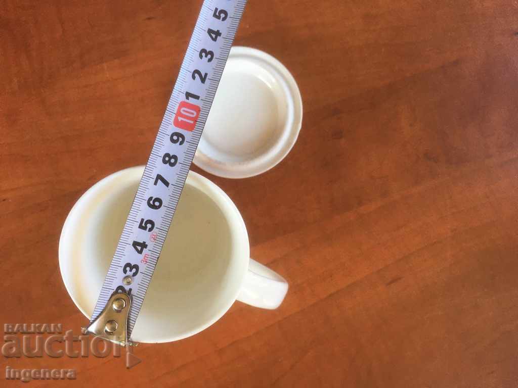 PORCELAIN GLASS LARGE GLASS WITH LID - 6 PORCELAIN GLASS LARGE GLASS WITH LID - 6