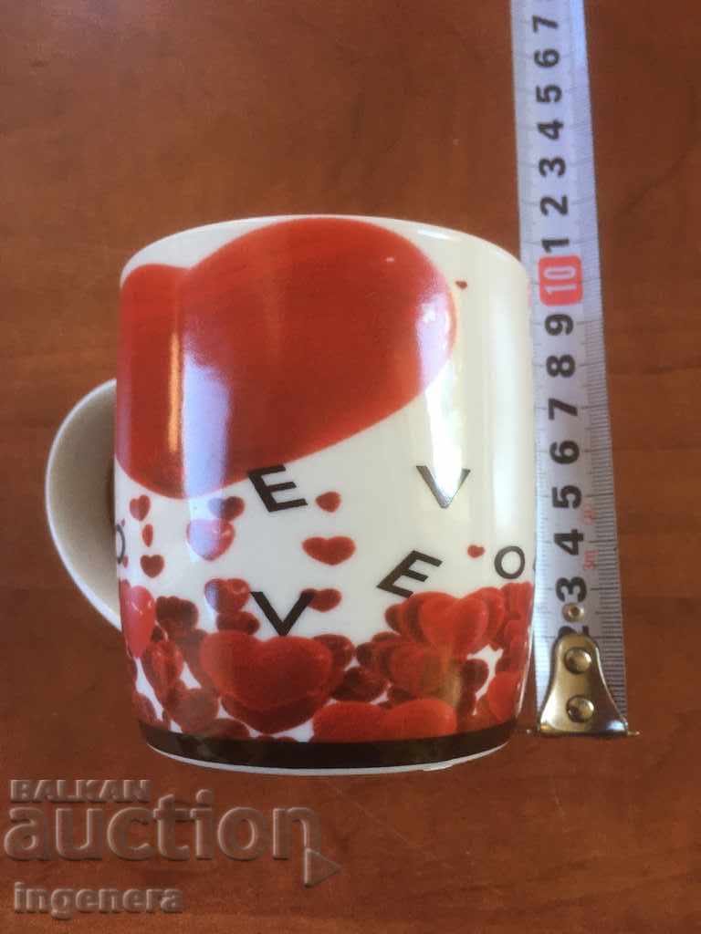 Auction PORCELAIN GLASS LARGE MUG Auction PORCELAIN GLASS LARGE MUG