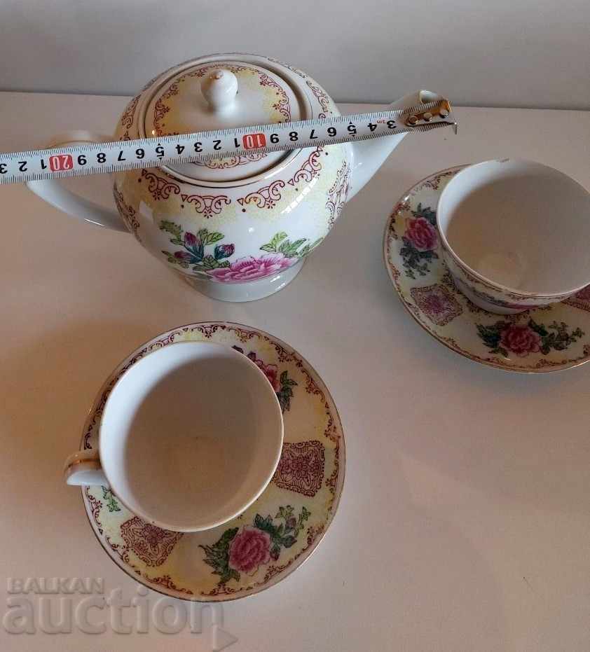 SOC RARE CHINESE PORCELAIN TEA SERVICE COFFEE TEAPOT - 7 SOC RARE CHINESE PORCELAIN TEA SERVICE COFFEE TEAPOT - 7