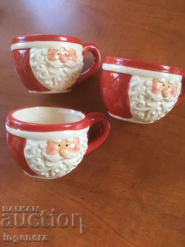 CUP CUP CERAMICS CHRISTMAS 3 PCS with price 8.00 BGN | € 4.09 CUP CUP CERAMICS CHRISTMAS 3 PCS with price 8.00 BGN | € 4.09