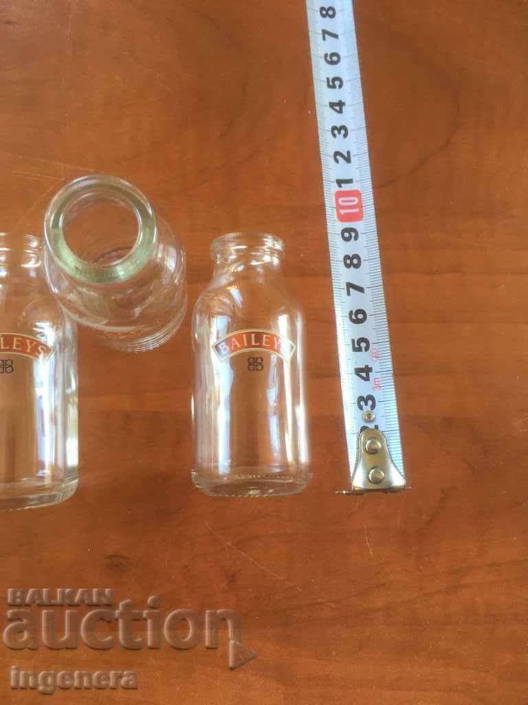 Auction BOTTLE BOTTLE GLASS ADVERTISING-3 PCS Auction BOTTLE BOTTLE GLASS ADVERTISING-3 PCS