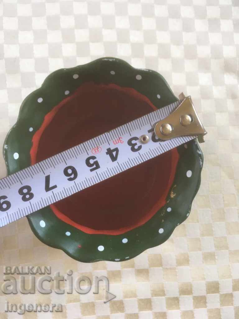 CERAMICS RELIEF BONBONIER CHRISTMAS COURT - 6