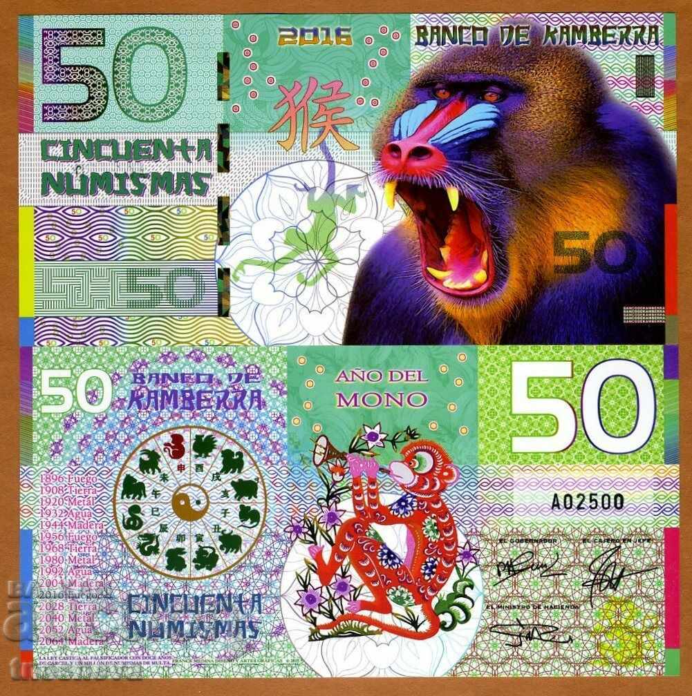 Kamberra, POLYMER, 50 Маймуна