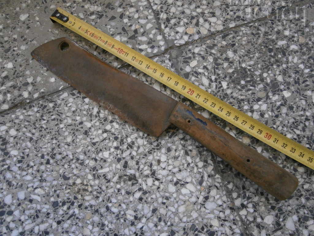 Old forged chopper KNIFE CUTTER blade, wrought iron with price 31.00 BGN | € 15.85 Old forged chopper KNIFE CUTTER blade, wrought iron with price 31.00 BGN | € 15.85