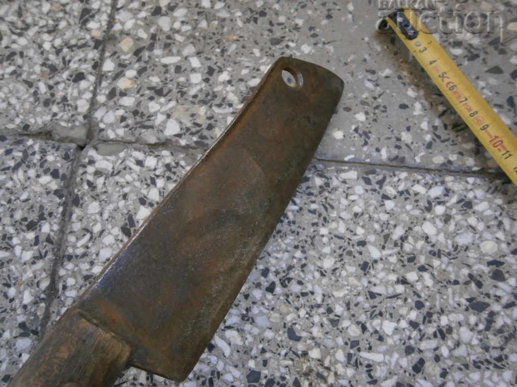 Delivery of Old forged chopper KNIFE CUTTER blade, wrought iron Delivery of Old forged chopper KNIFE CUTTER blade, wrought iron