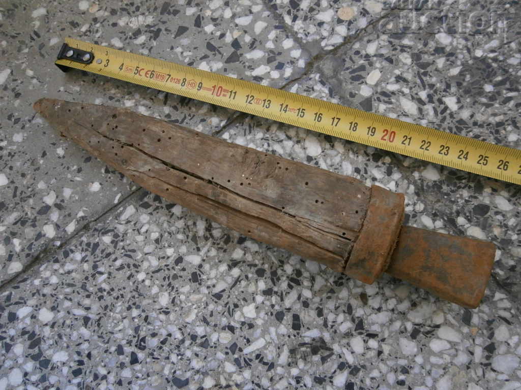 an ancient primitive anvil