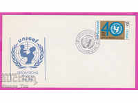 272073 / България FDC 1986 Детски фонд на ООН UNICEF