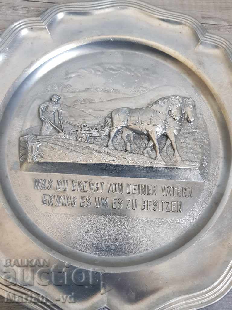 German wall plate with price 20.00 BGN | € 10.23 German wall plate with price 20.00 BGN | € 10.23