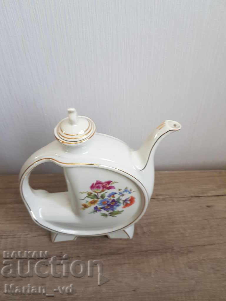 Auction Old porcelain jug for brandy 1968 Auction Old porcelain jug for brandy 1968