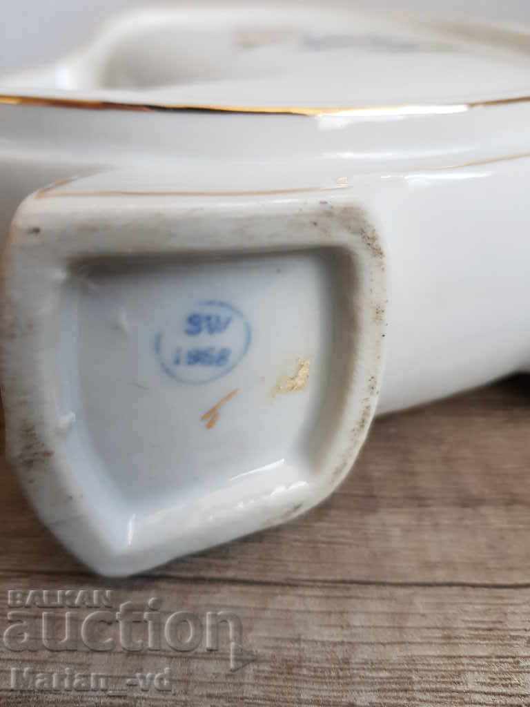 Old porcelain jug for brandy 1968 - 7 Old porcelain jug for brandy 1968 - 7