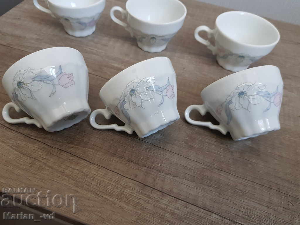 Delivery of Old Yugoslav porcelain coffee cups Delivery of Old Yugoslav porcelain coffee cups